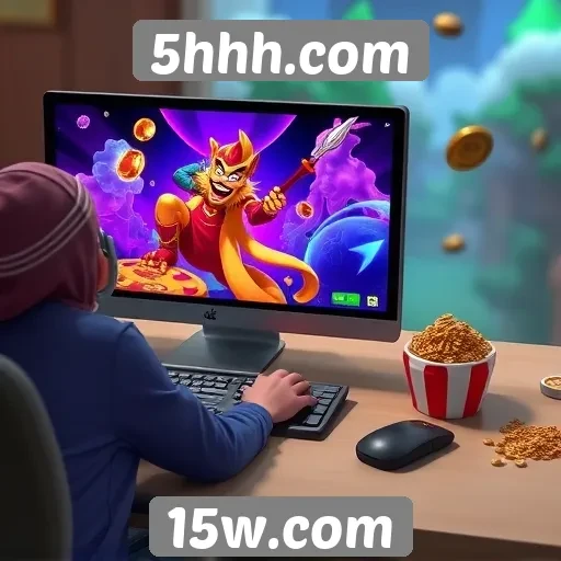 Experiência do usuário no site de jogos 5hhh.com