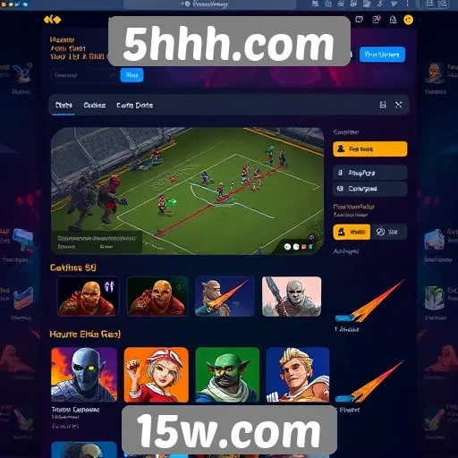 Análise da interface do usuário no 5hhh.com