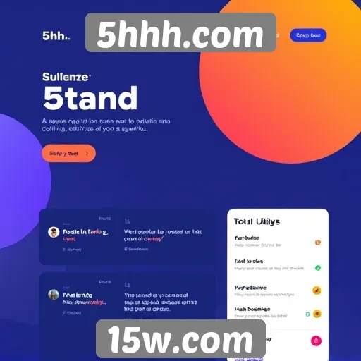 Interface do usuário do 5hhh.com é amigável e intuitiva
